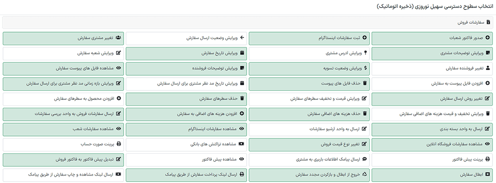 دسترسی کارکنان